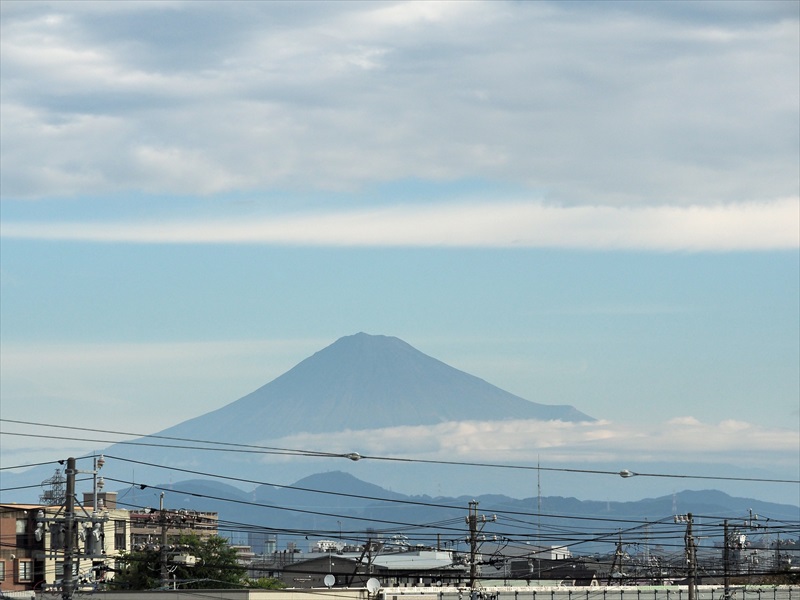 2024年10月27日の富士山　　　自宅