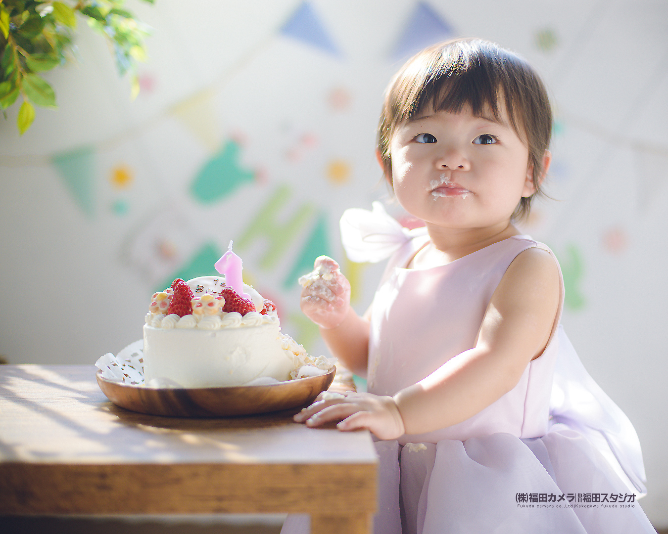 【一歳のお誕生日｜スマッシュケーキ】