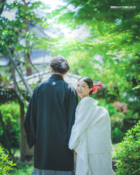 「お写真の結婚式｜竹の丸ロケ」