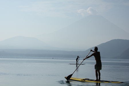 本栖湖 SUP