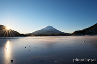 精進湖の朝 2022/03/15 10:11:00