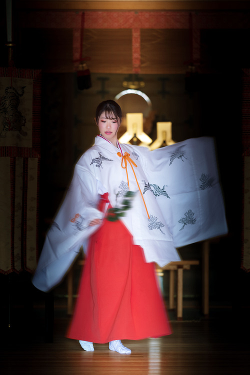巫女ポートレートモデル静岡県