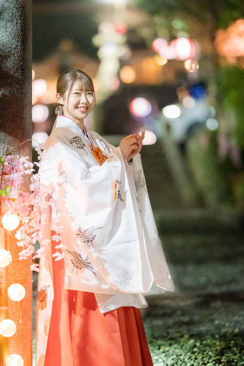 巫女ポートレートモデル静岡県