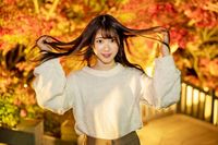 法多山紅葉ライトアップ2020でポートレート 2020/12/22 20:20:00