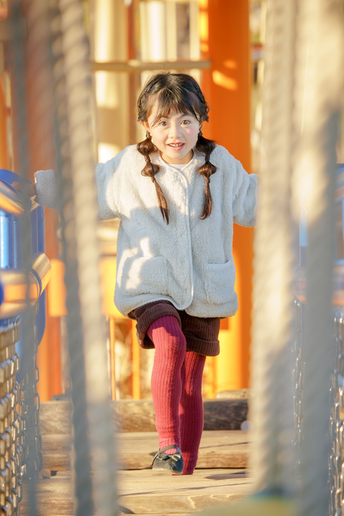 子供ポートレート撮影 遊具