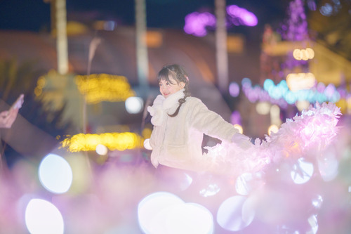 イルミネーションポートレート子供