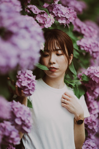 アジサイポートレート 2021/06/28 15:05:00