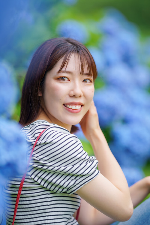 紫陽花ポートレート