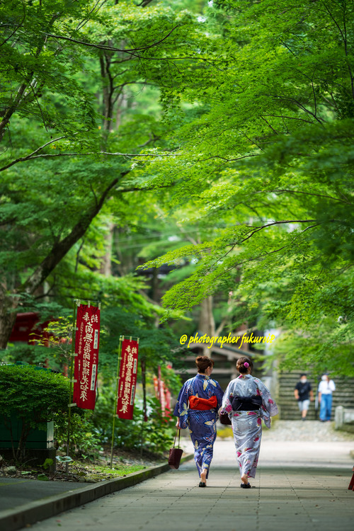 袋井市 油山寺 遠州三山風鈴祭り 浴衣