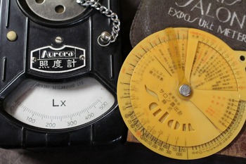古い照度計＆サロン露出計 （昭和レトロなアナログ測定器・計測器