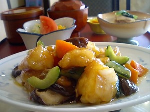 白身魚の四川辛味・・・！