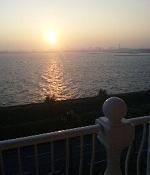 綺麗な夕日が 沈んだよ・・・ 2010/08/23 21:45:00
