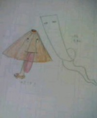 傘小僧と一反木綿
