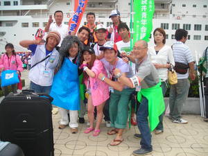 研修を終えた若者達