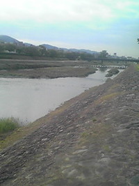 朝の鴨川 2007/10/07 07:45:27