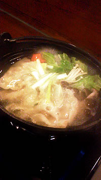 マグロ餃子鍋