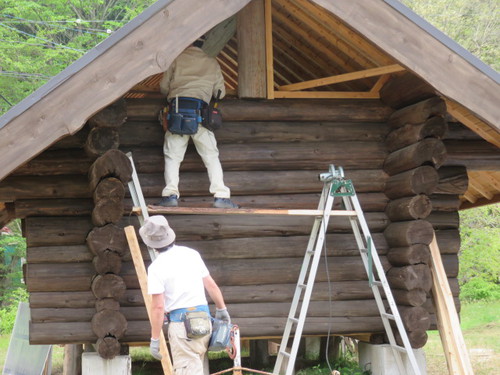 丸太小屋クラブ始動