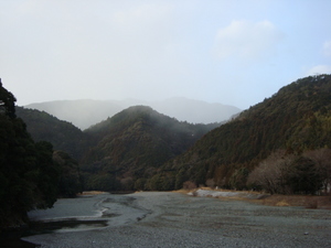 秋葉山は雪景色