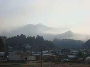 ２月２２日　本日の春野は霧