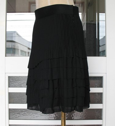 LOUNIE　ジョーゼットティアードSK