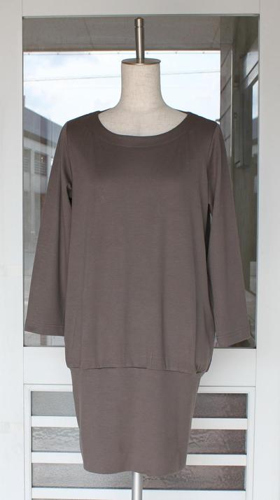 la.f... 　テンセルストレッチチュニック