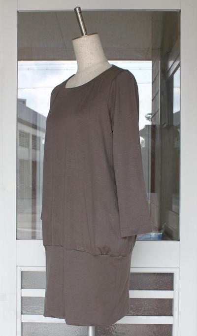 la.f... 　テンセルストレッチチュニック