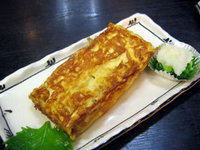 蕎麦屋の出汁巻き玉子