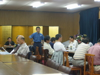 裸祭保存会の会合風景