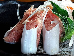 磐田特産の白ネギ