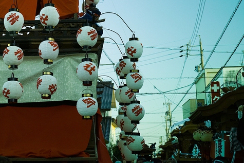 宮口のお祭り　三階屋台
