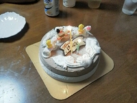 冷たいケーキ