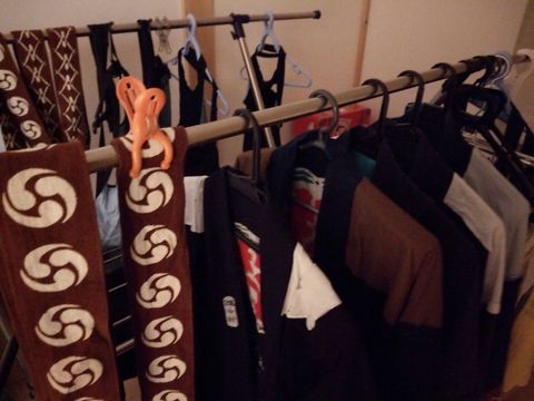 法被をしまう