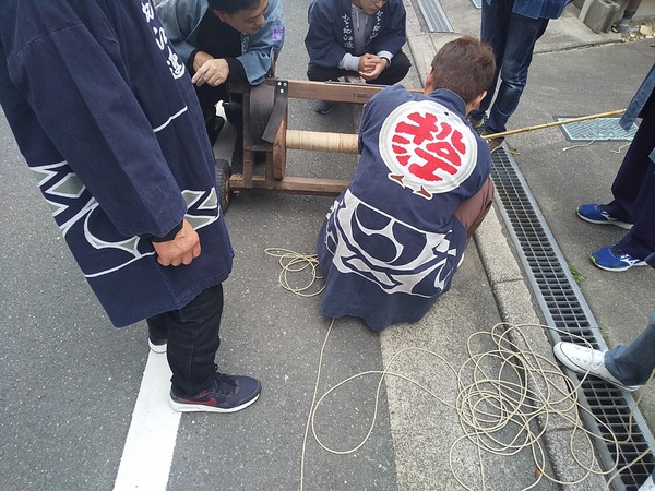 糸枠に糸