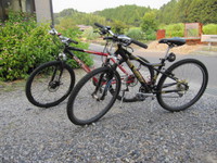 自転車で♪
