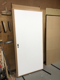 襖の縁打ち、引手取り付け完了！ 張替え屋 表装店たなか 2021/03/27 11:01:59