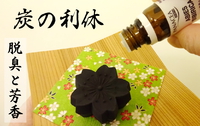 和菓子に見立てた 脱臭芳香炭 『炭の利休』 贈り物にどうぞ♪