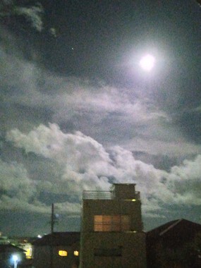 昨日の満月