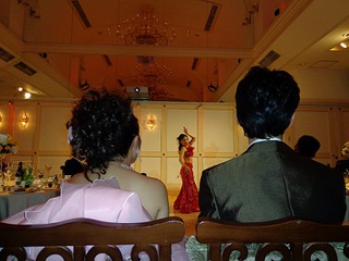 結婚式にて