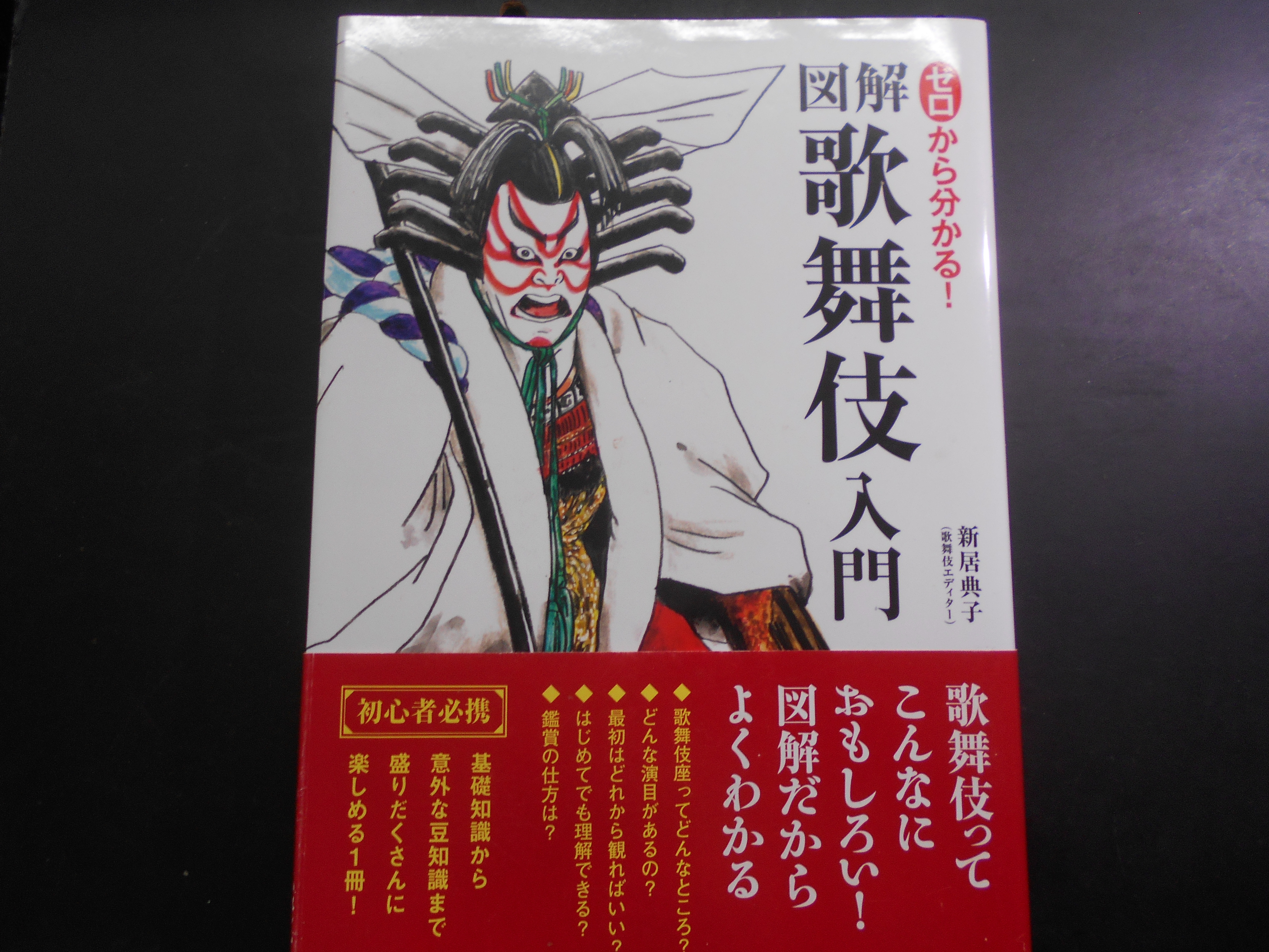 ゼロから分かる 図解 歌舞伎入門　新居典子　世界文化社　2019年刊　初版