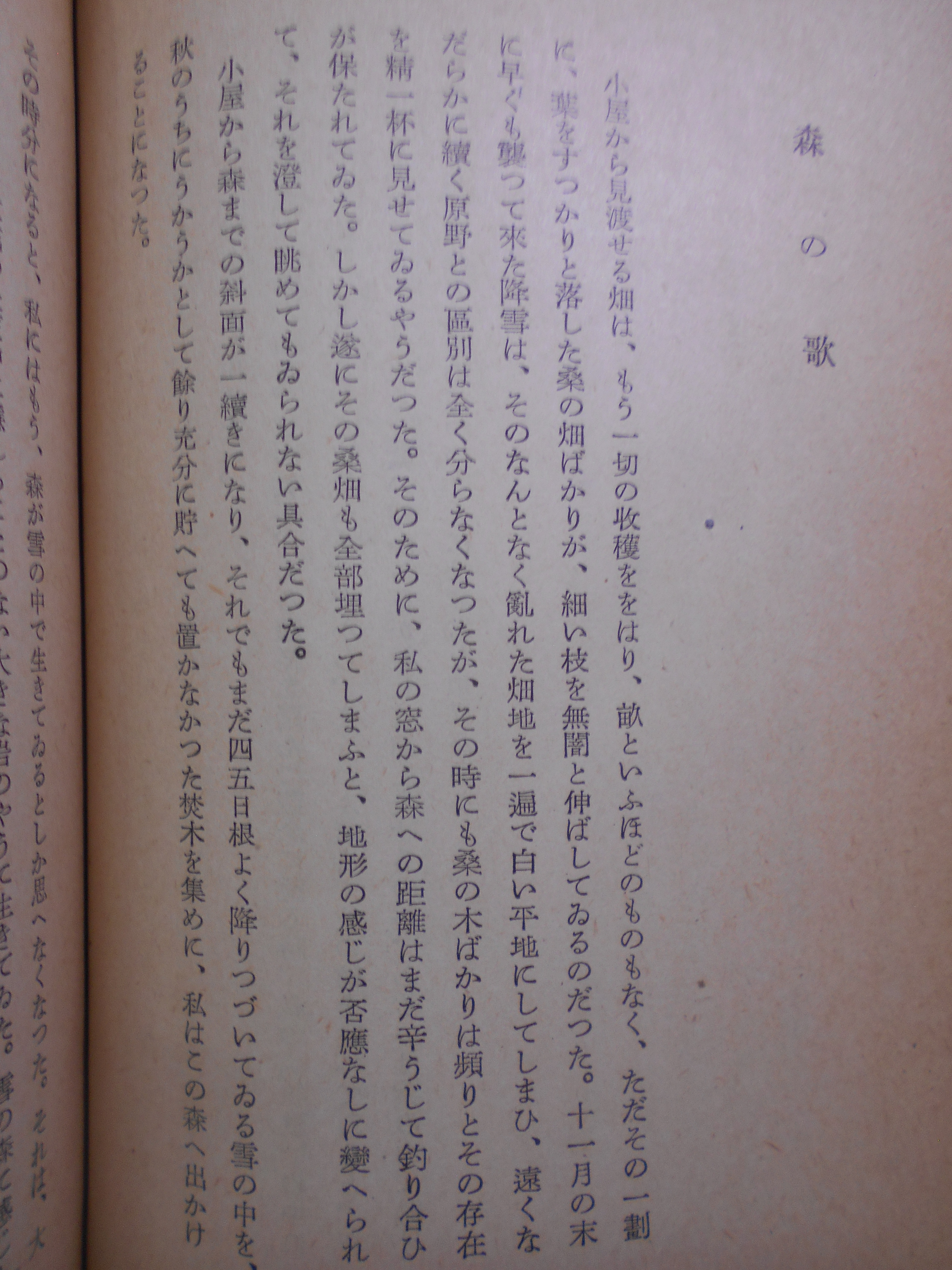 孤独なる日の歌　串田孫一　創元社　昭和27年刊　初版