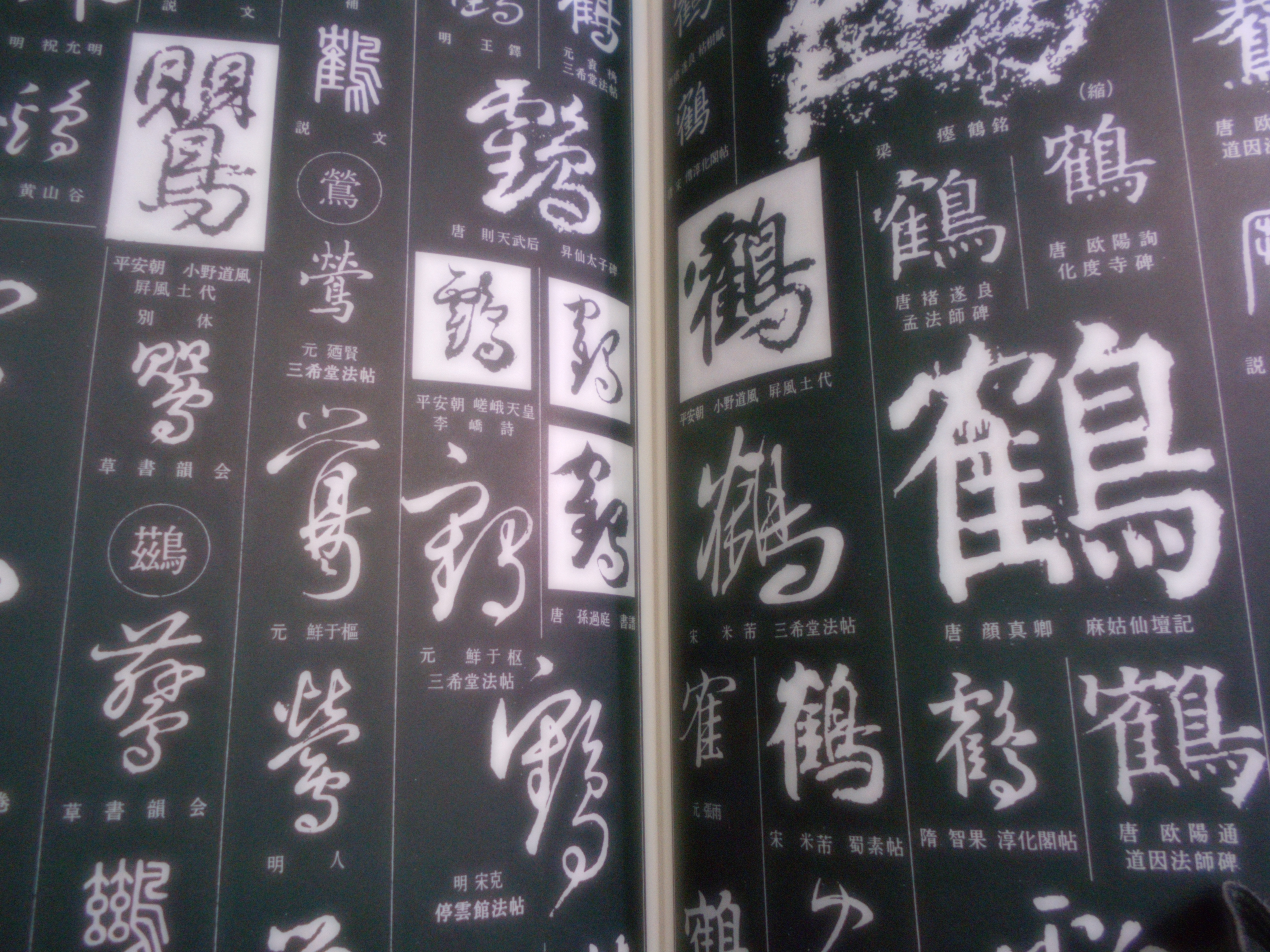 書源　藤原鶴来編　二玄社　1982年刊　14刷
