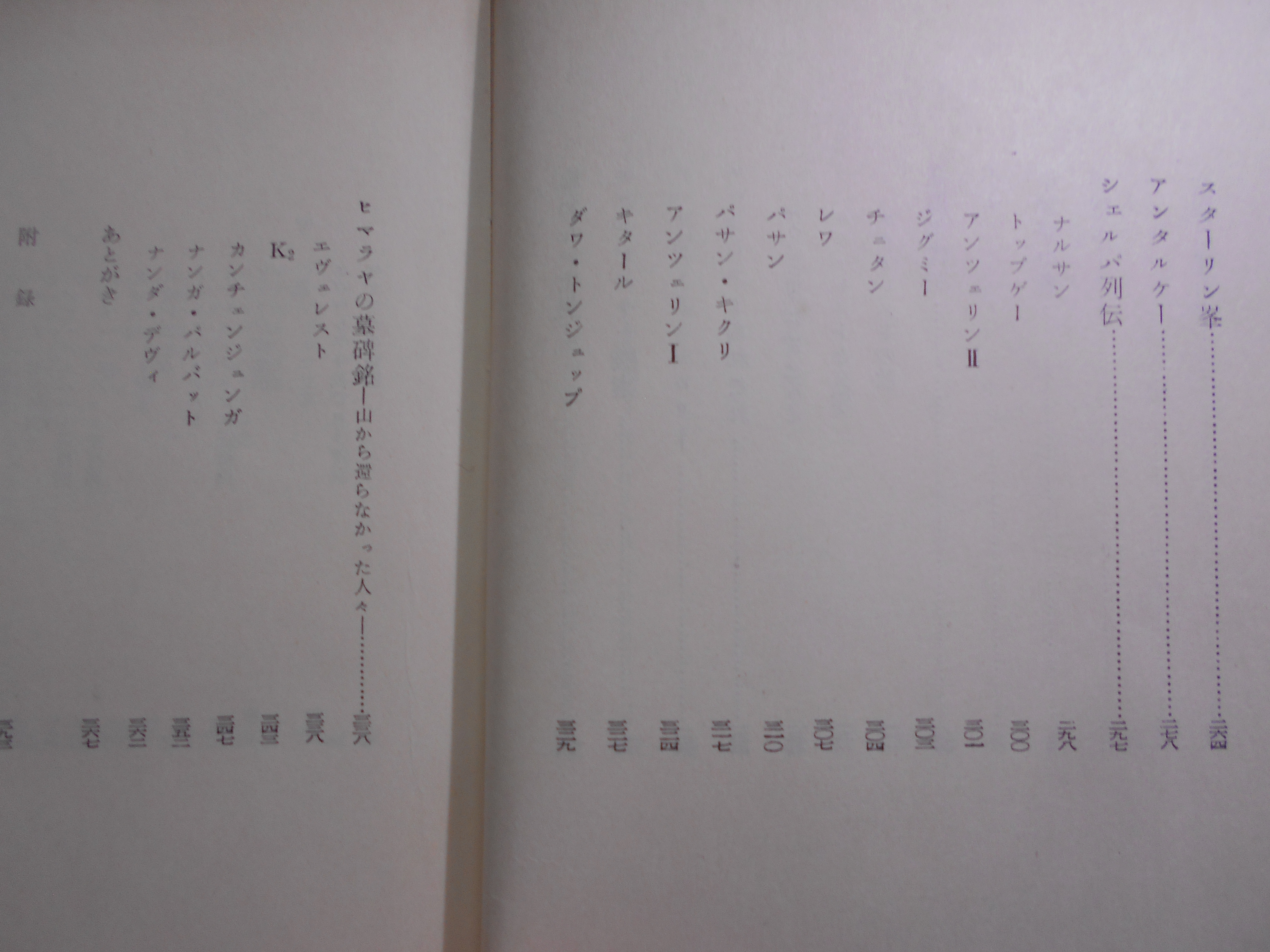 ヒマラヤ　山と人　深田久弥　中央公論社　昭和31年刊　初版