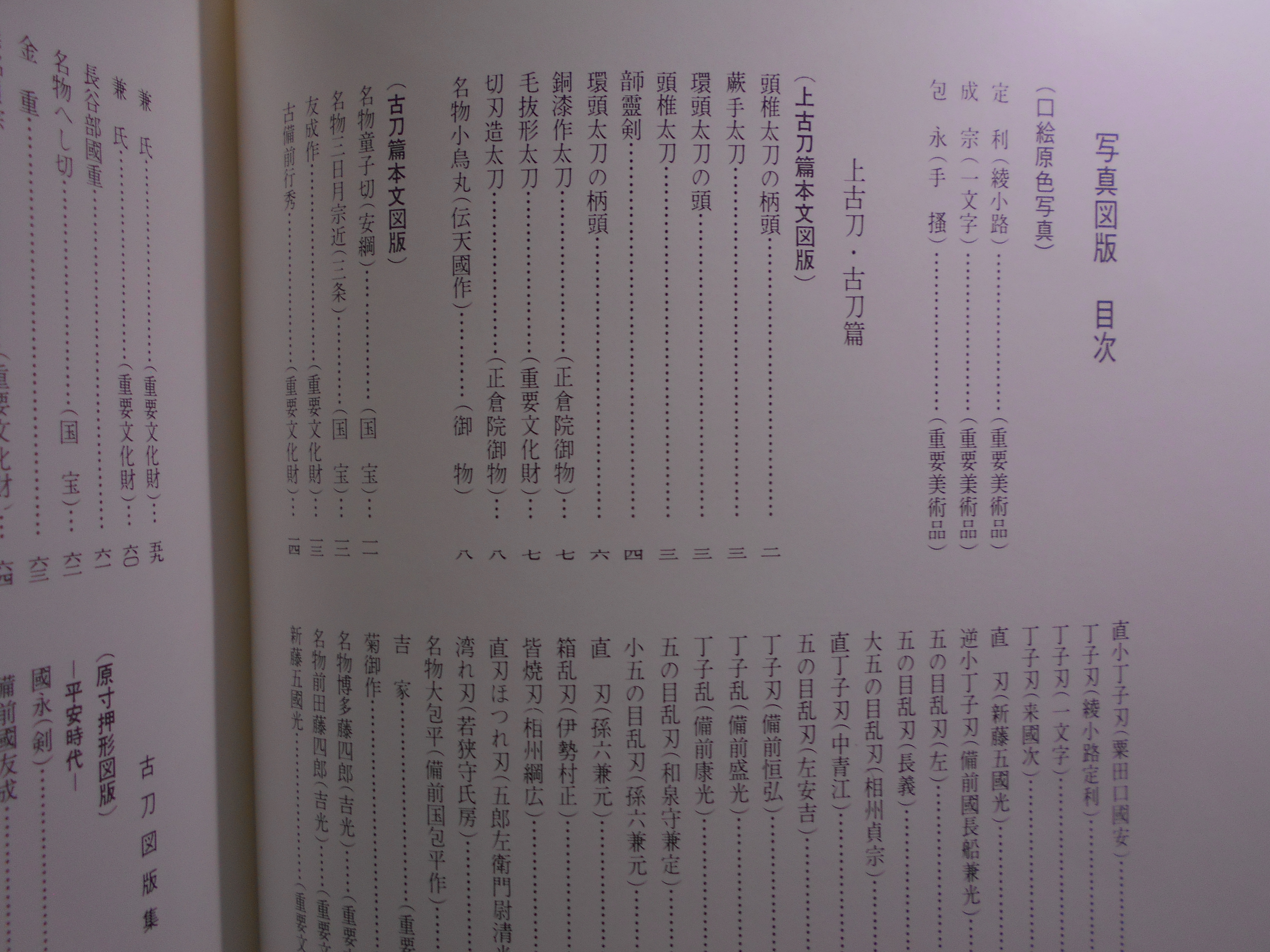 日本の名刀 　柴田光男・大河内常平　雄山閣　昭和56年刊　初版