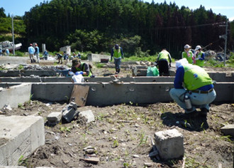 東日本大震災被災地支援：岩手県で活動を行いました