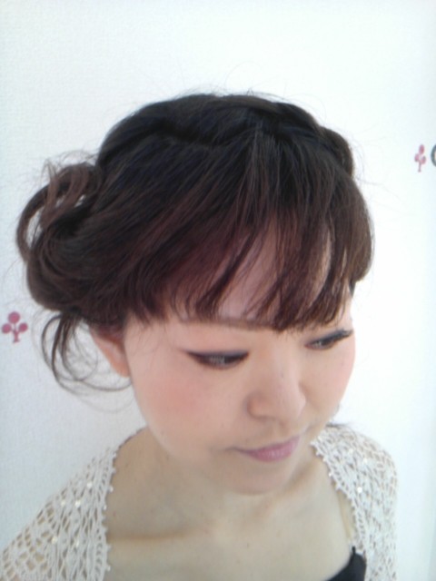 ヘアーメイクのお客様☆