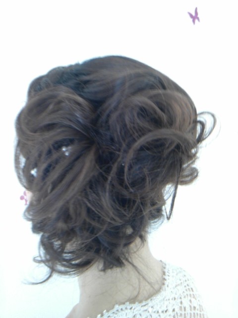 ヘアーメイクのお客様☆