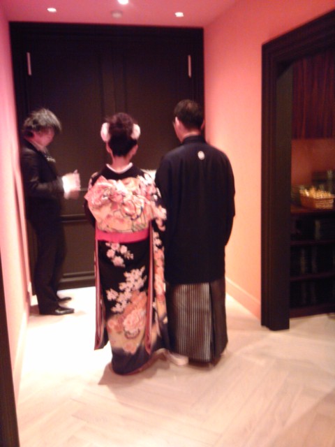 花嫁着付けのお手伝い