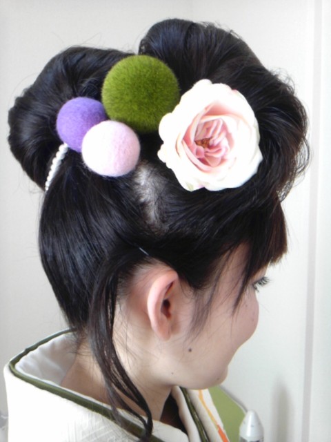 成人式着付けヘアーメイク