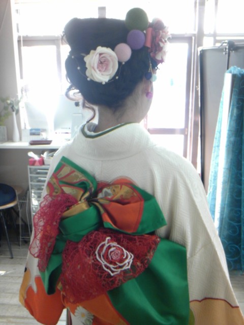 成人式後撮り