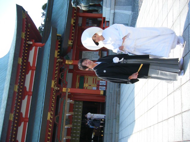 五社神社での結婚式